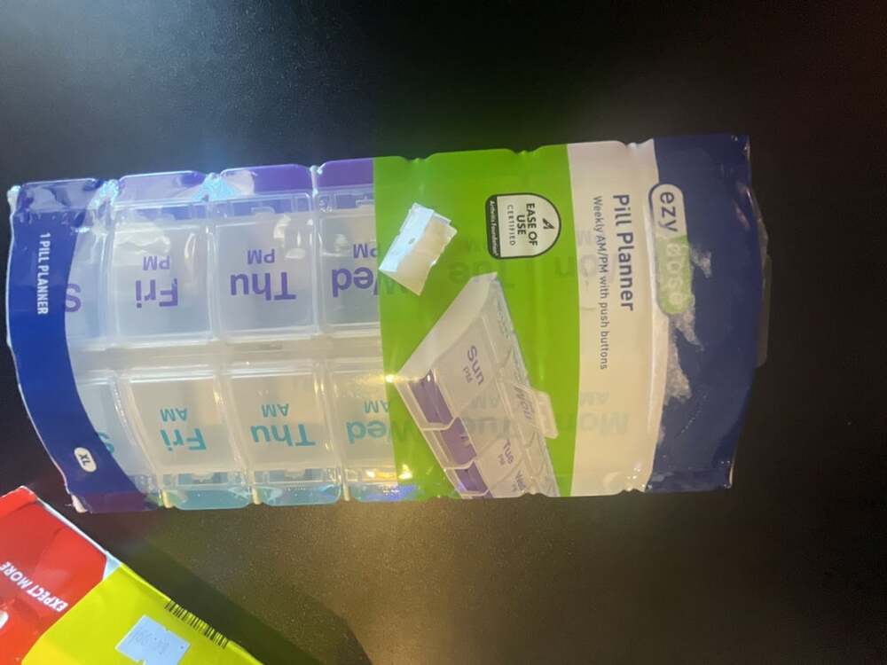 Ezy Dose Pill Planner Size XL Weekly AM/PM